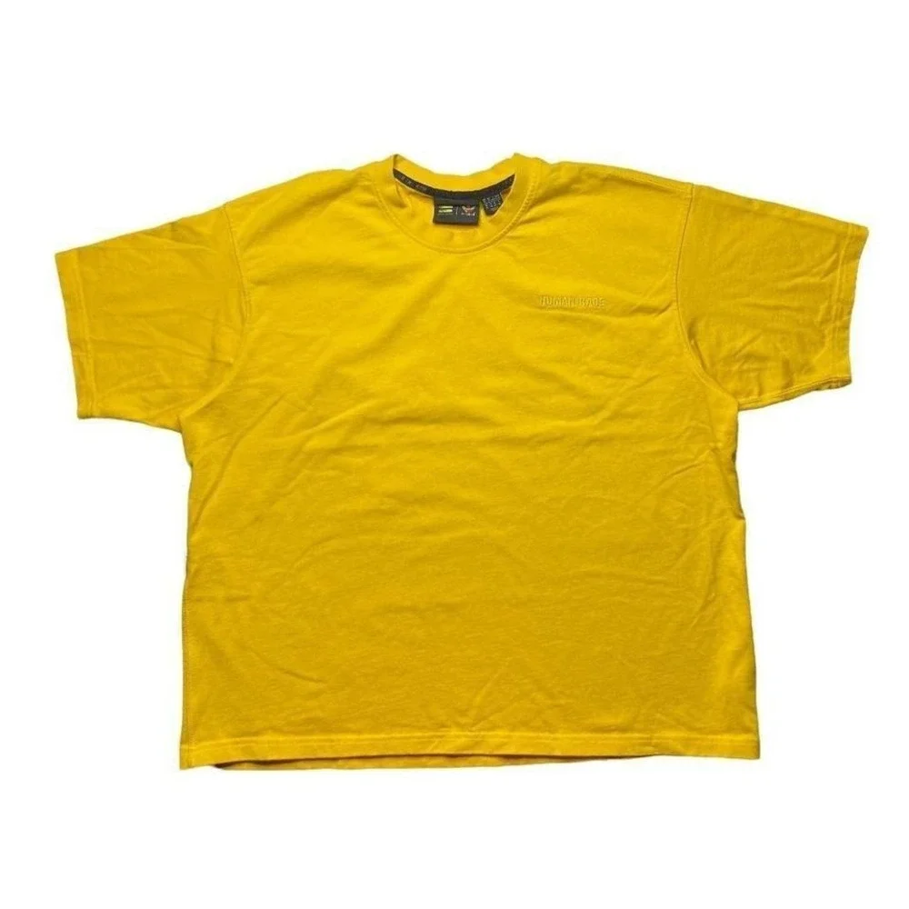 Adidas x Humanrace‎ x Pharrell Williams loose fit yellow sweatshirt shirt